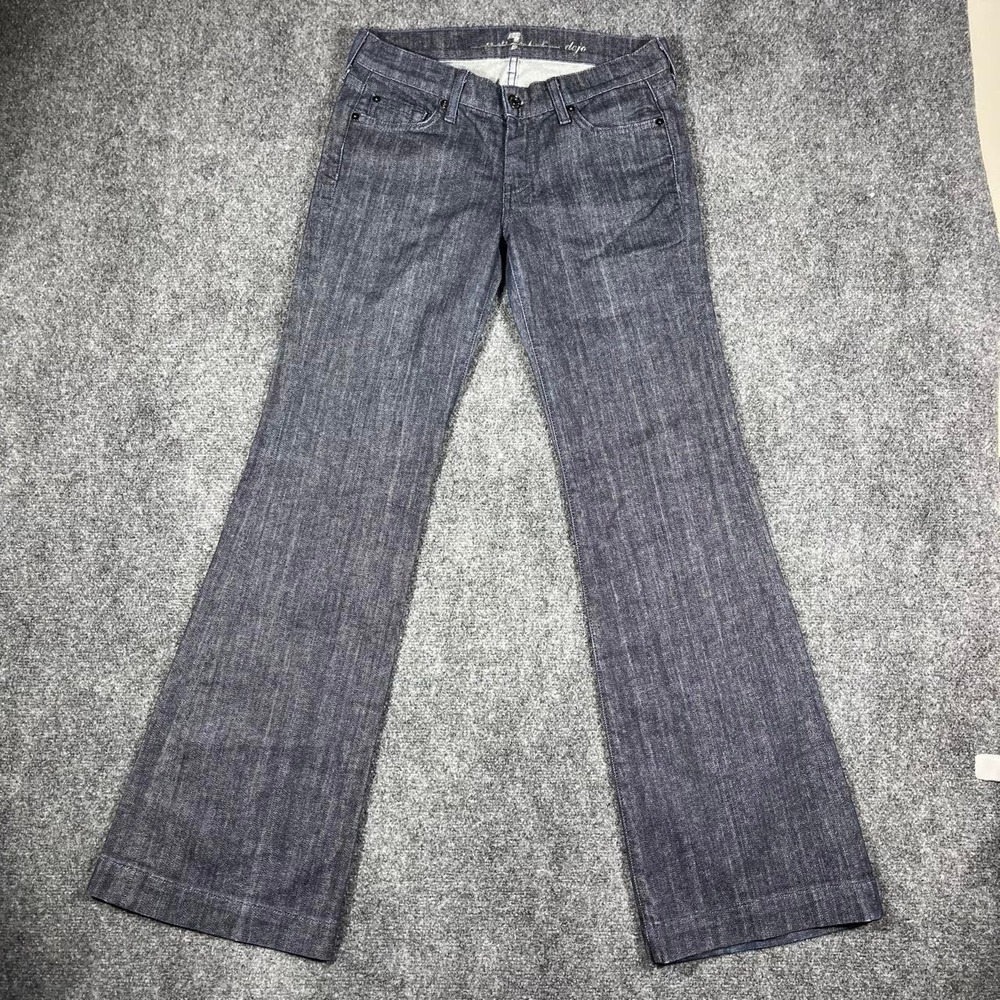7 for all mankind dark wash women flare size 28 made in use vintage